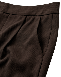 CMTAILOR – HOCHTAILLIERTE HOSEN IN BRAUN