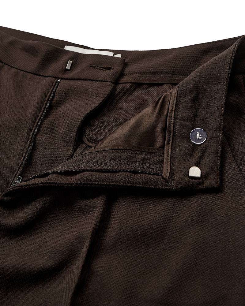 CMTAILOR – HOCHTAILLIERTE HOSEN IN BRAUN