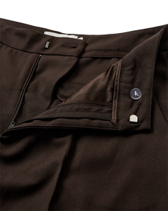 CMTAILOR – HOCHTAILLIERTE HOSEN IN BRAUN