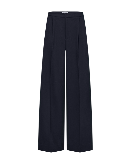 CMTAILOR – HOCHGESCHNITTENE HOSE MIT WEITEM BEIN IN BLAU