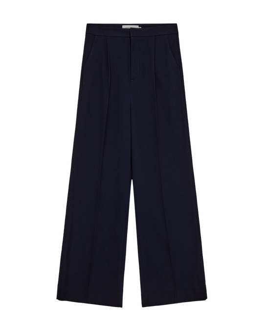 CMTAILOR – HOCHGESCHNITTENE HOSE MIT WEITEM BEIN IN BLAU