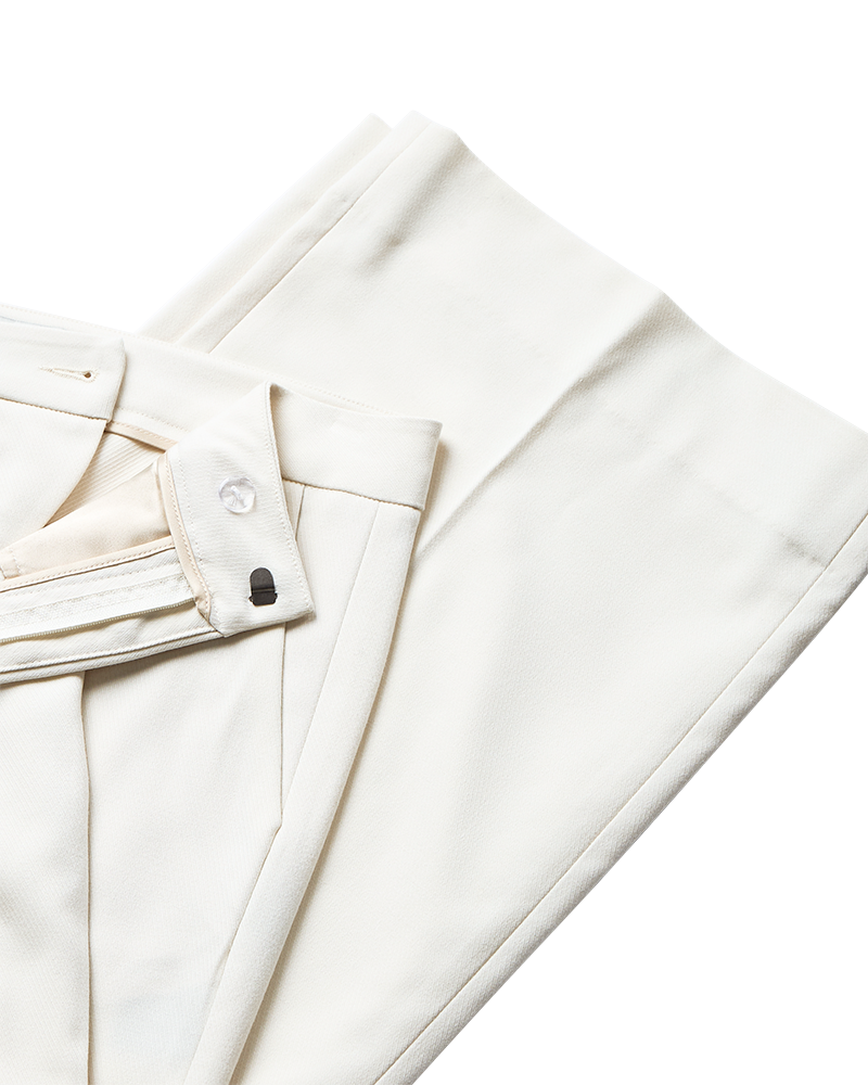 CMTAILOR - HOSE IN WEISS,WOLLWEISS