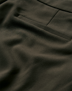 CMTAILOR – HOCHGESCHNITTENE HOSE MIT WEITEM BEIN IN GRUN