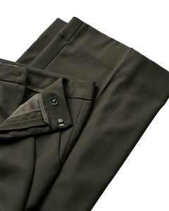 CMTAILOR – HOCHGESCHNITTENE HOSE MIT WEITEM BEIN IN GRUN