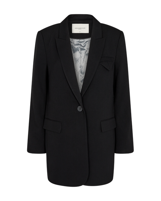 CMTAILOR - LANGER BLAZER IN SCHWARZ