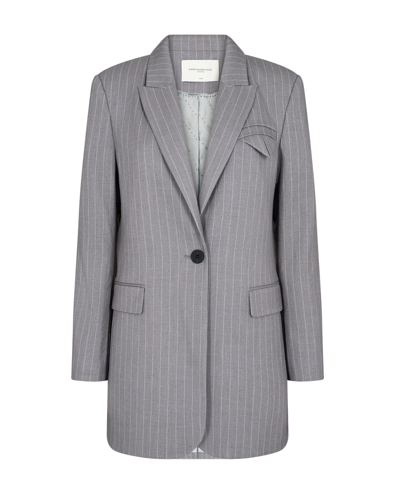 CMTAILOR - LANGER BLAZER IN GRAU