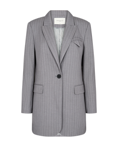 CMTAILOR - LANGER BLAZER IN GRAU