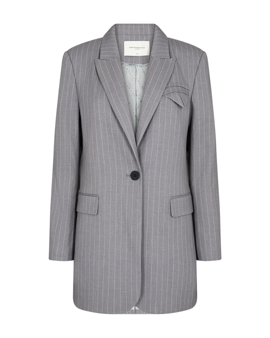 CMTAILOR - LANGER BLAZER IN GRAU