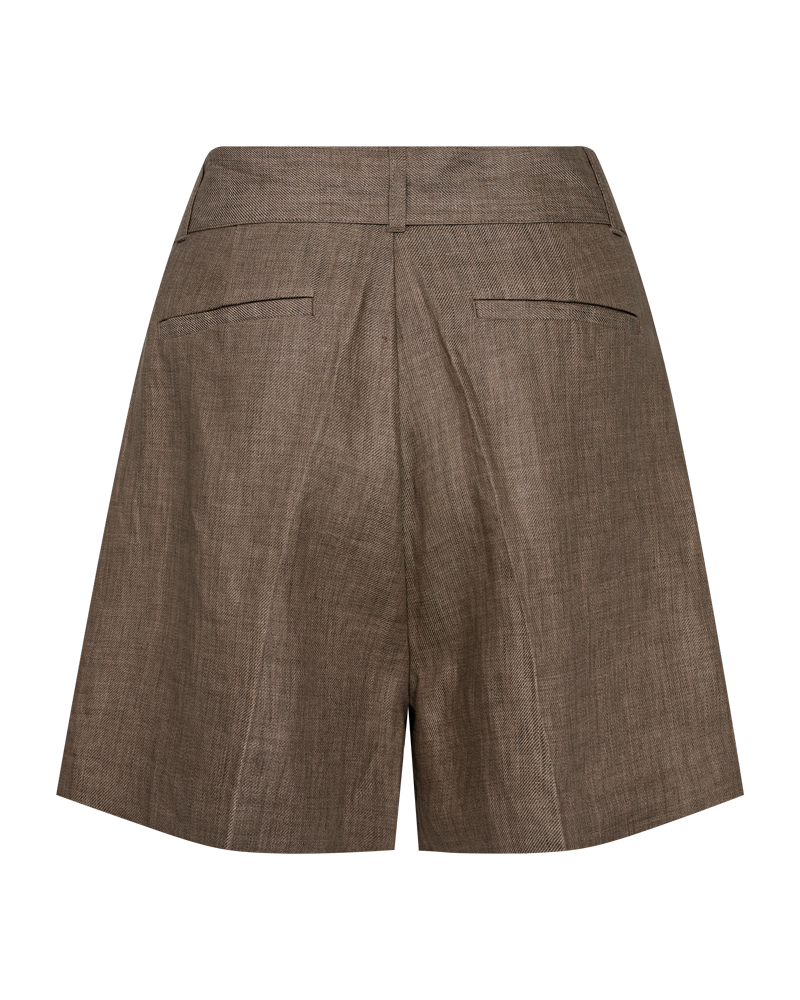 CMNATURE - LEINENSHORTS IN BRAUN