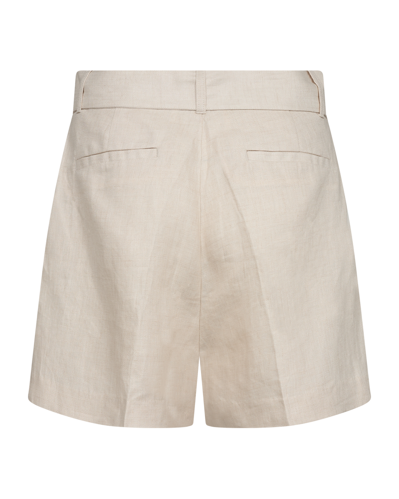 CMNATURE - LEINENSHORTS IN BEIGE,WOLLWEISS