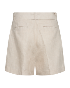 CMNATURE - LEINENSHORTS IN BEIGE,WOLLWEISS