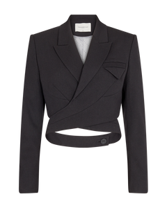CMTAILOR - KURZER BLAZER IN SCHWARZ