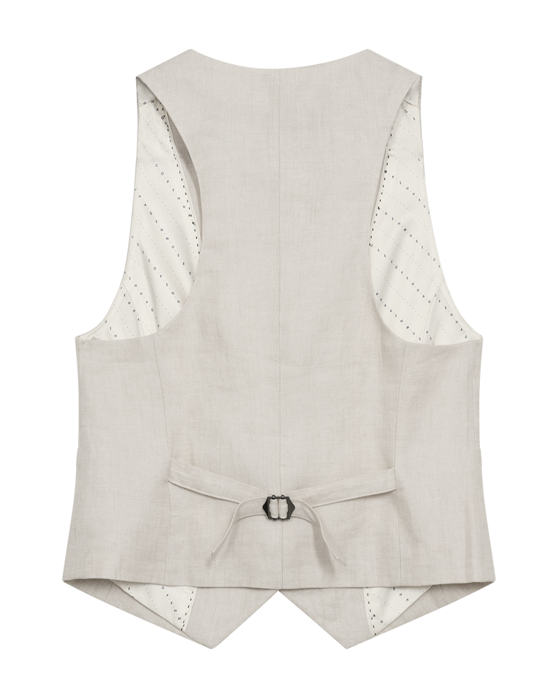 CMNATURE - LEINENWESTE IN BEIGE,WOLLWEISS