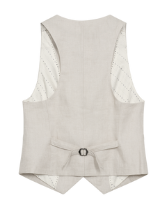 CMNATURE - LEINENWESTE IN BEIGE,WOLLWEISS