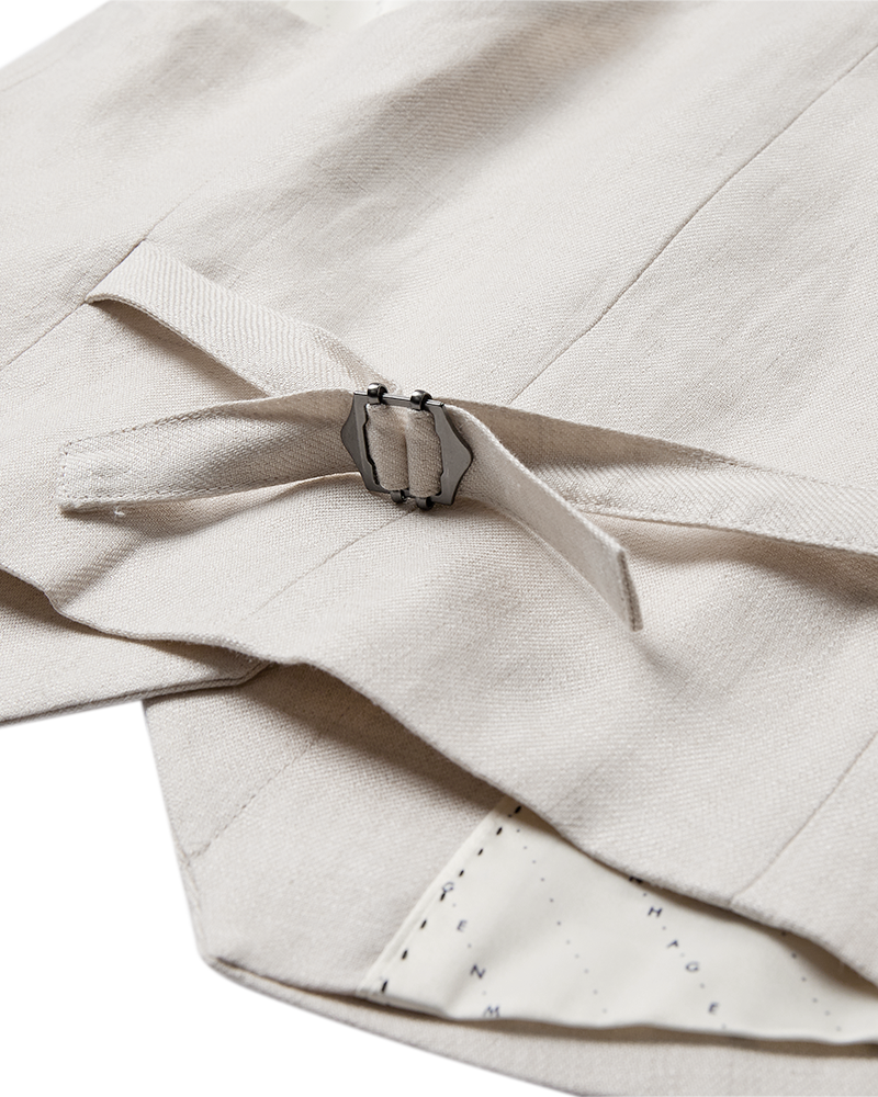 CMNATURE - LEINENWESTE IN BEIGE,WOLLWEISS