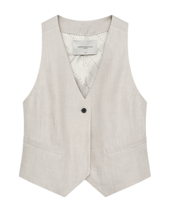 CMNATURE - LEINENWESTE IN BEIGE,WOLLWEISS