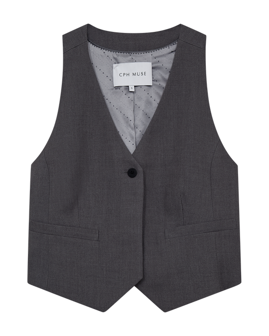 CMTAILOR - WESTE IN GRAU