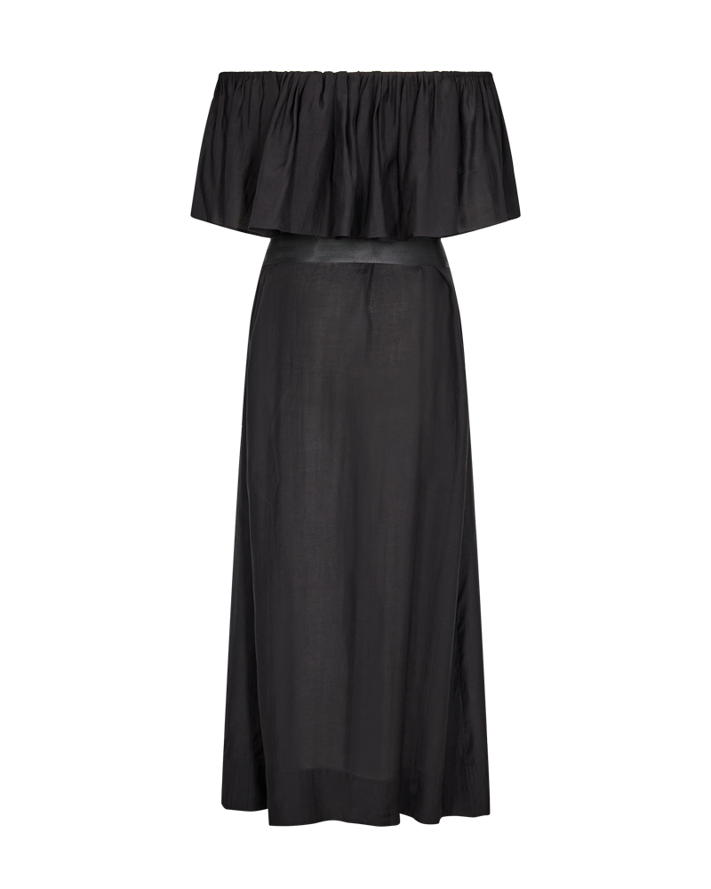 CMMOLLY - OFF-SHOULDER KLEID IN SCHWARZ