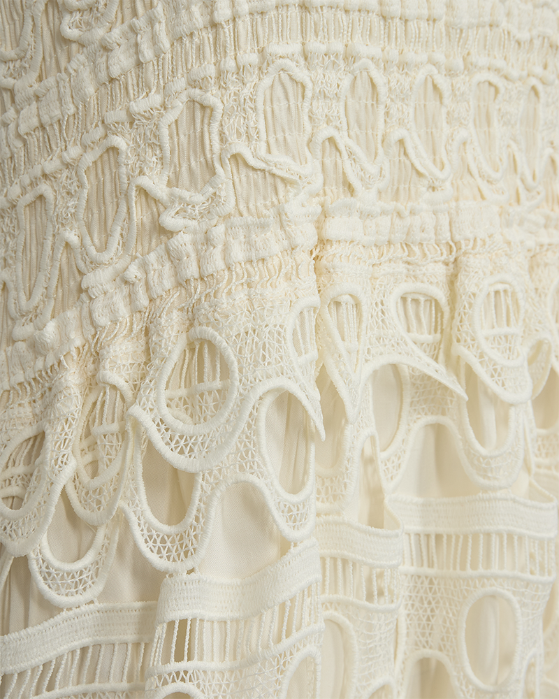 CMBELIVE - KLEID IN WEISS,WOLLWEISS
