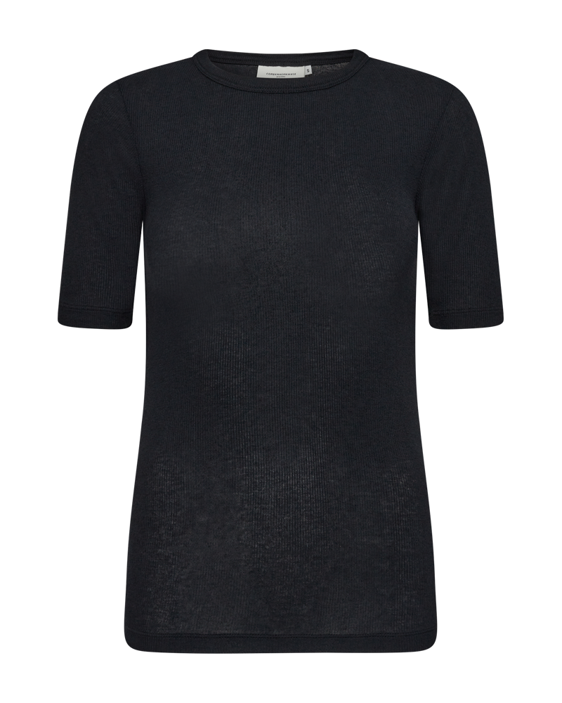 CMWOOL - T-SHIRT IN SCHWARZ