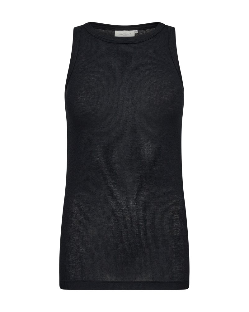 CMWOOL - TANKTOP IN SCHWARZ