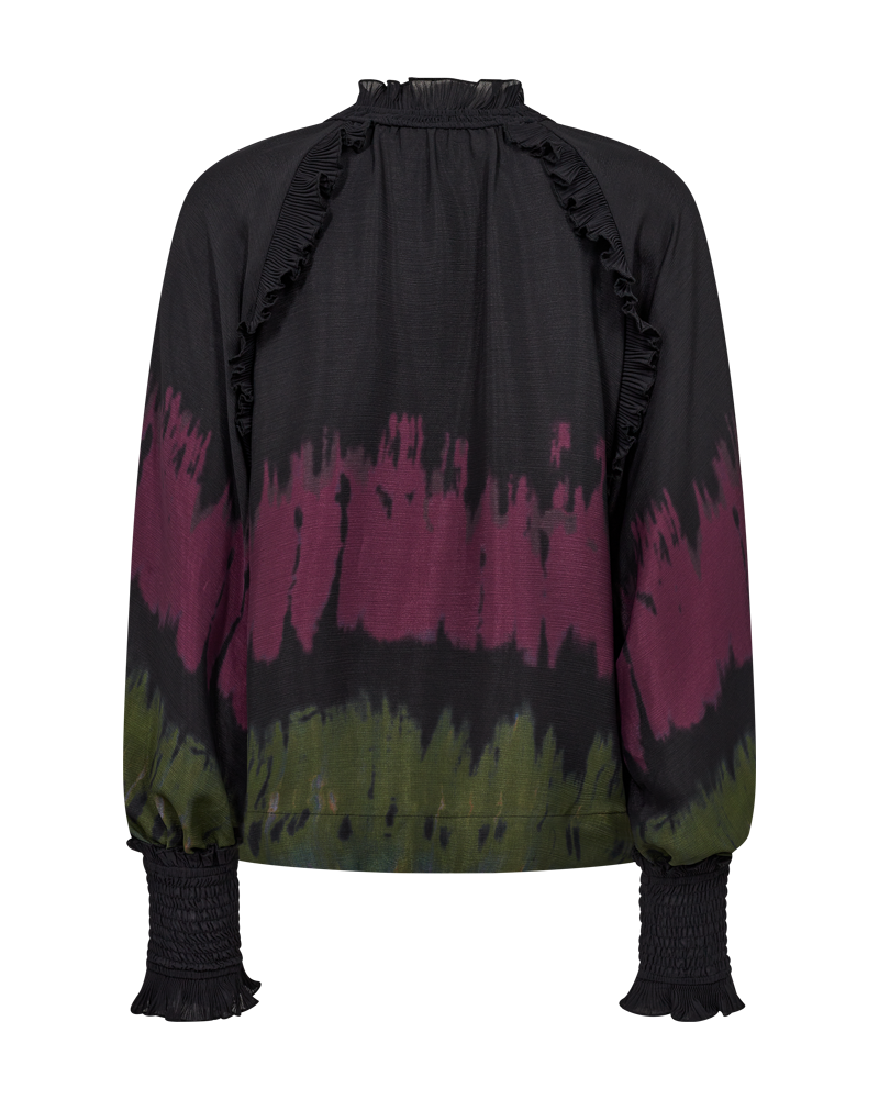 CMFRILL - BLUSE IN SCHWARZ UND ROT