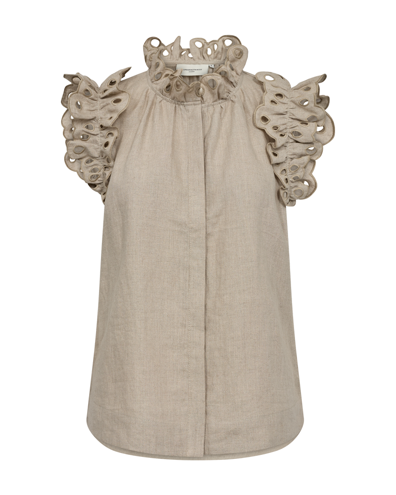 CMNATULI - HEMD IN BEIGE