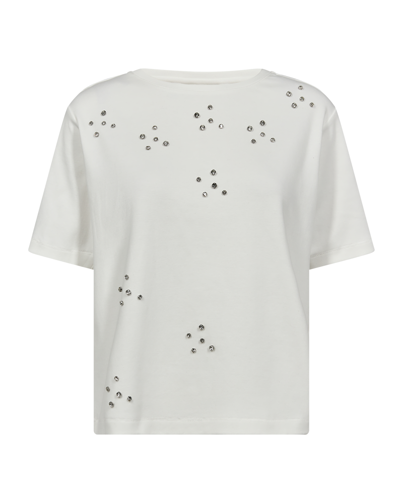 CMMUSE - T-SHIRT IN WEISS,WOLLWEISS