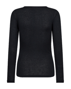 CMWOOL - BLUSE IN SCHWARZ
