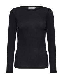CMWOOL - BLUSE IN SCHWARZ