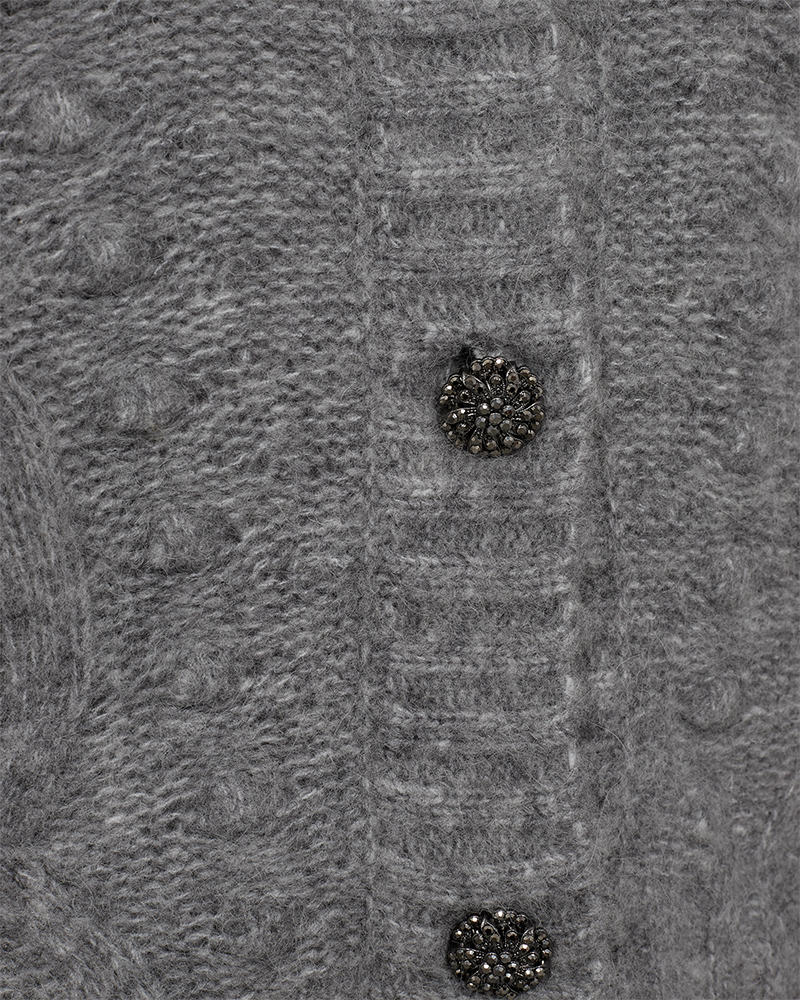 CMPACA - CARDIGAN IN GRAU