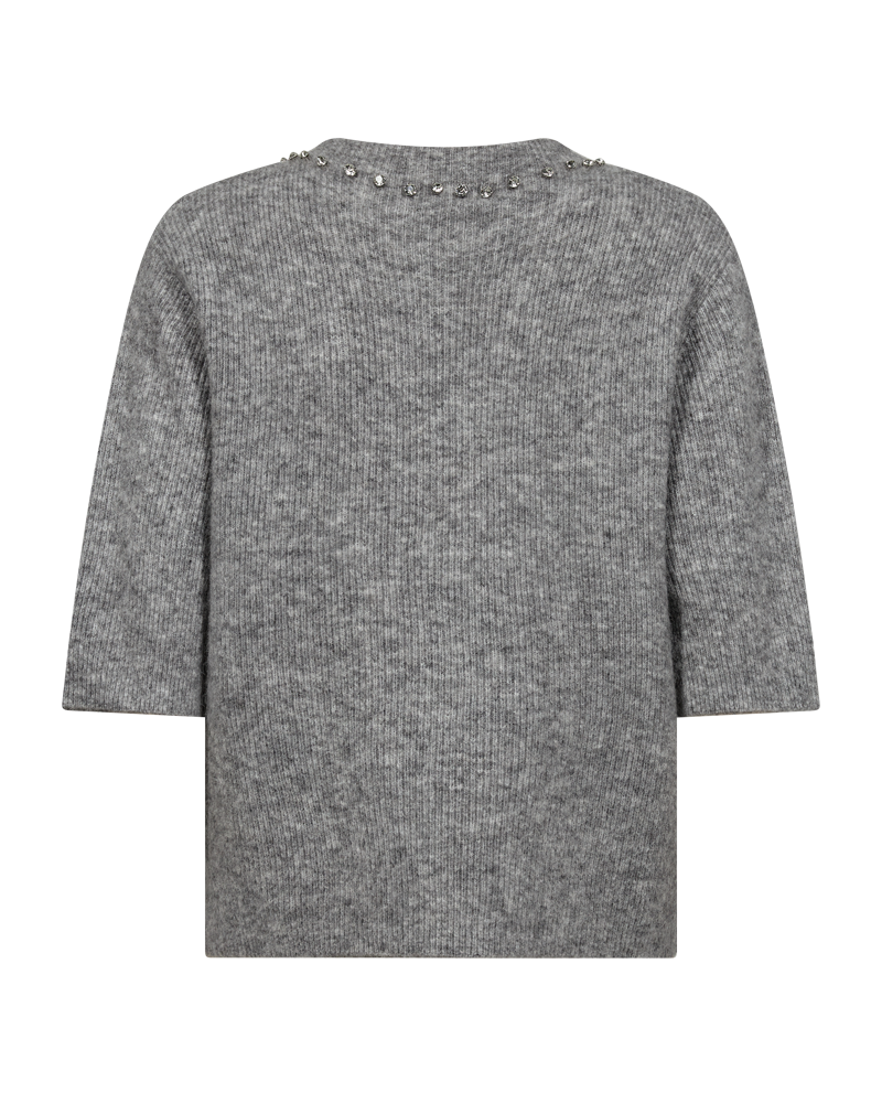 CMIBRA - STRICKPULLOVER IN GRAU