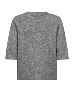 CMIBRA - STRICKPULLOVER IN GRAU