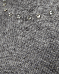 CMIBRA - STRICKPULLOVER IN GRAU
