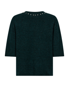 CMIBRA - STRICKPULLOVER IN GRUN