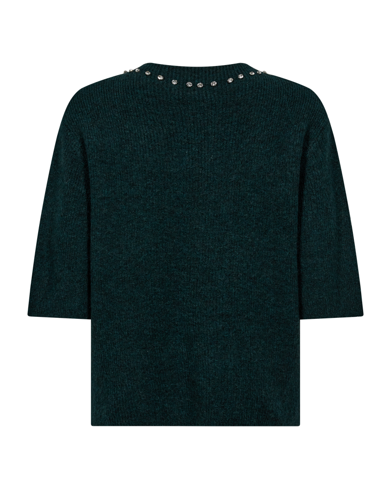 CMIBRA - STRICKPULLOVER IN GRUN