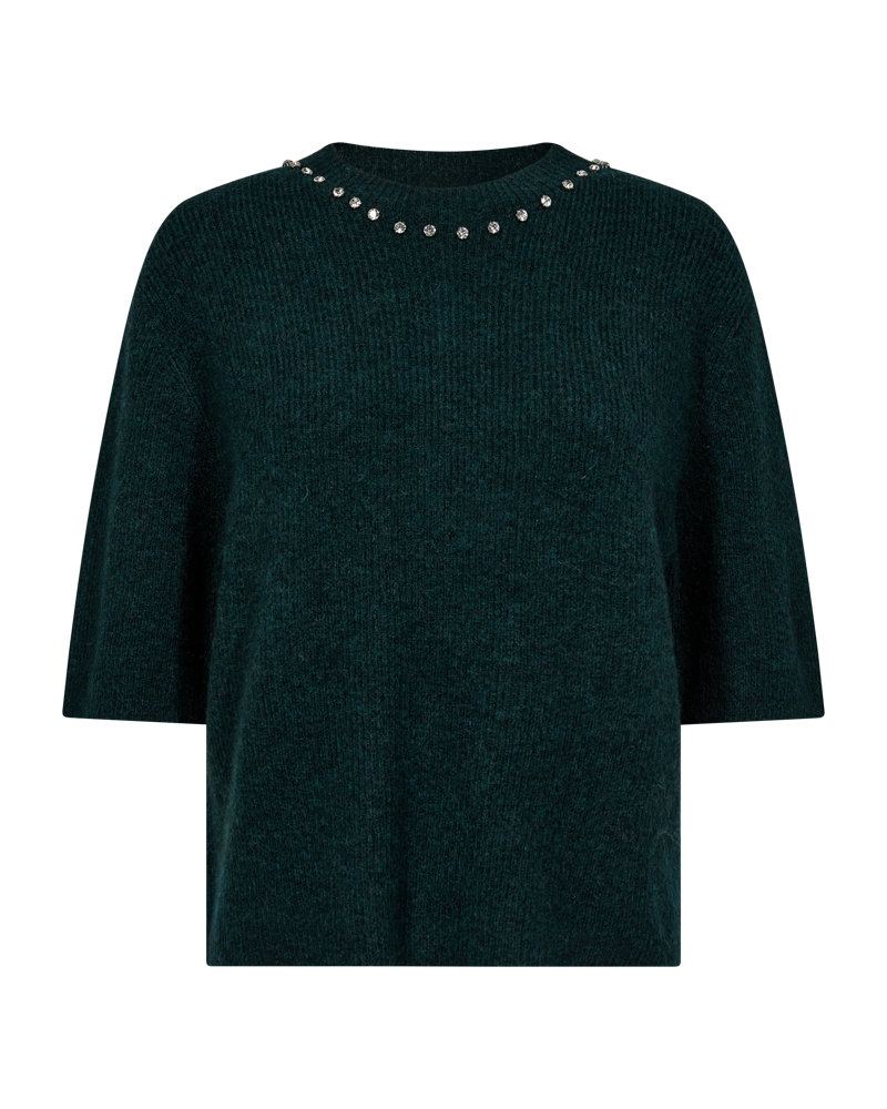 CMIBRA - STRICKPULLOVER IN GRUN