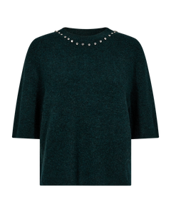 CMIBRA - STRICKPULLOVER IN GRUN