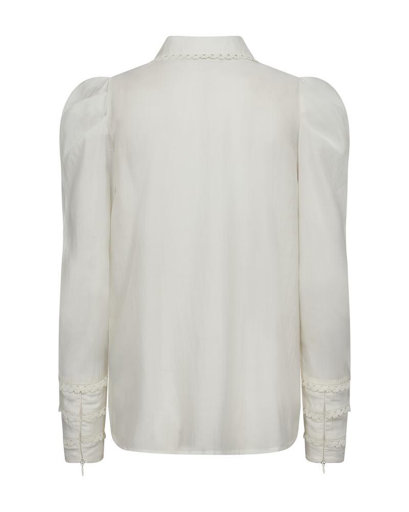 CMMOLLY - HEMD IN WEISS,WOLLWEISS