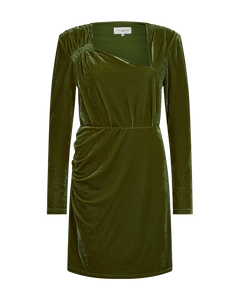 CMVELVET - KLEID IN GRUN
