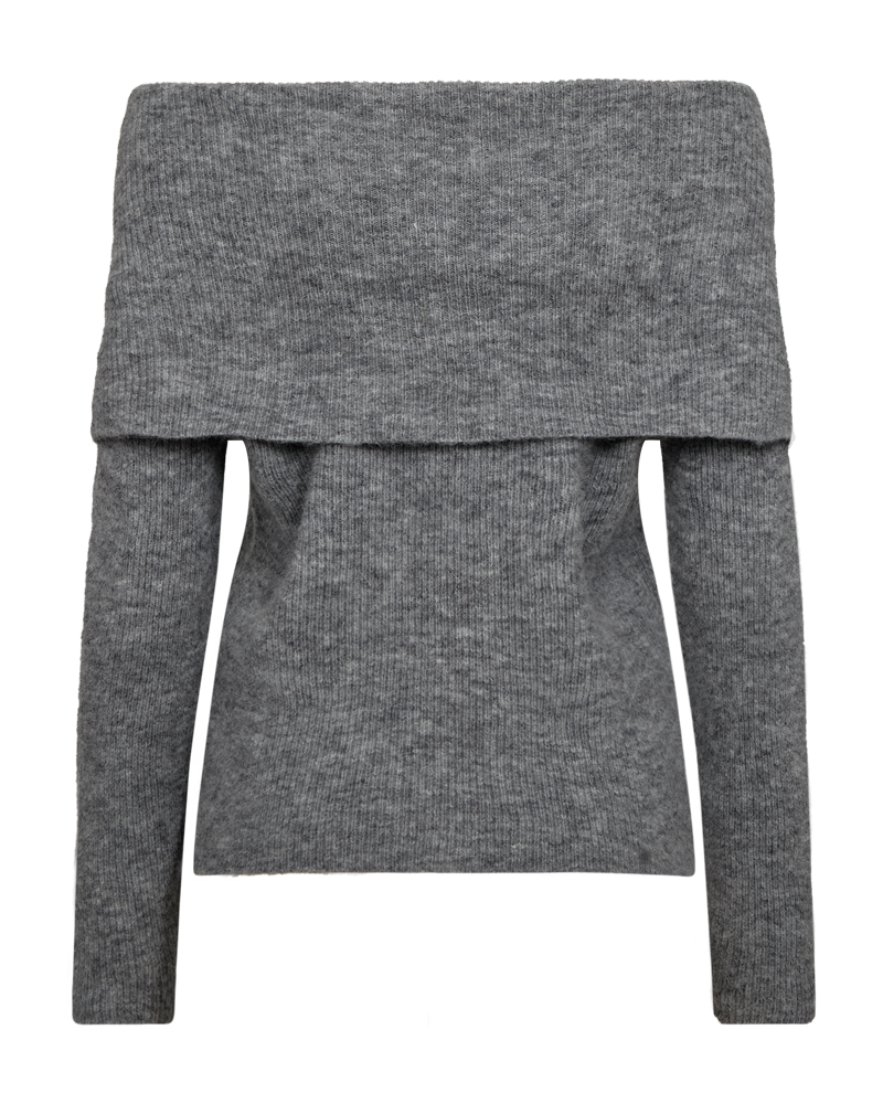CMIBRA – OFF-SHOULDER-PULLOVER IN GRAU
