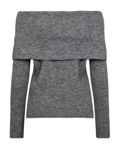 CMIBRA – OFF-SHOULDER-PULLOVER IN GRAU
