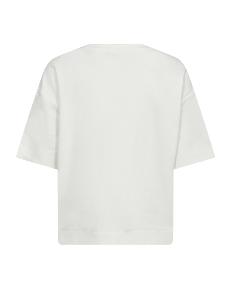 CMMUSE - T-SHIRT IN WEISS,WOLLWEISS