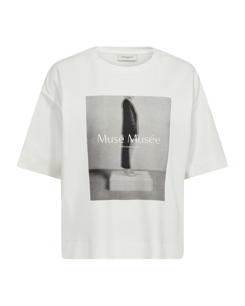 CMMUSE - T-SHIRT IN WEISS,WOLLWEISS