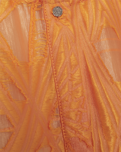 CMBALOON - HEMD MIT BALLONÄRMELN IN ORANGE