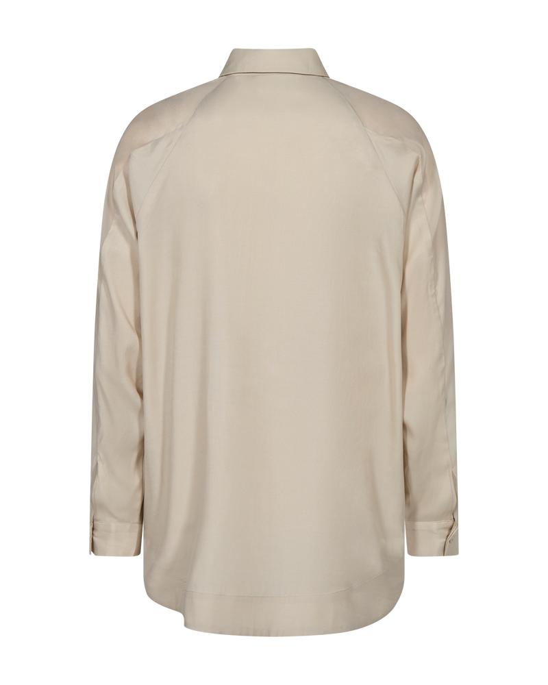 CMSILA - HEMD MIT MESH-DETAILS IN BEIGE
