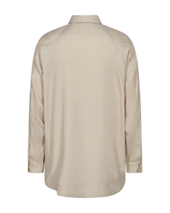 CMSILA - HEMD MIT MESH-DETAILS IN BEIGE