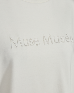 CMMUSE - TEE IN WEISS,WOLLWEISS