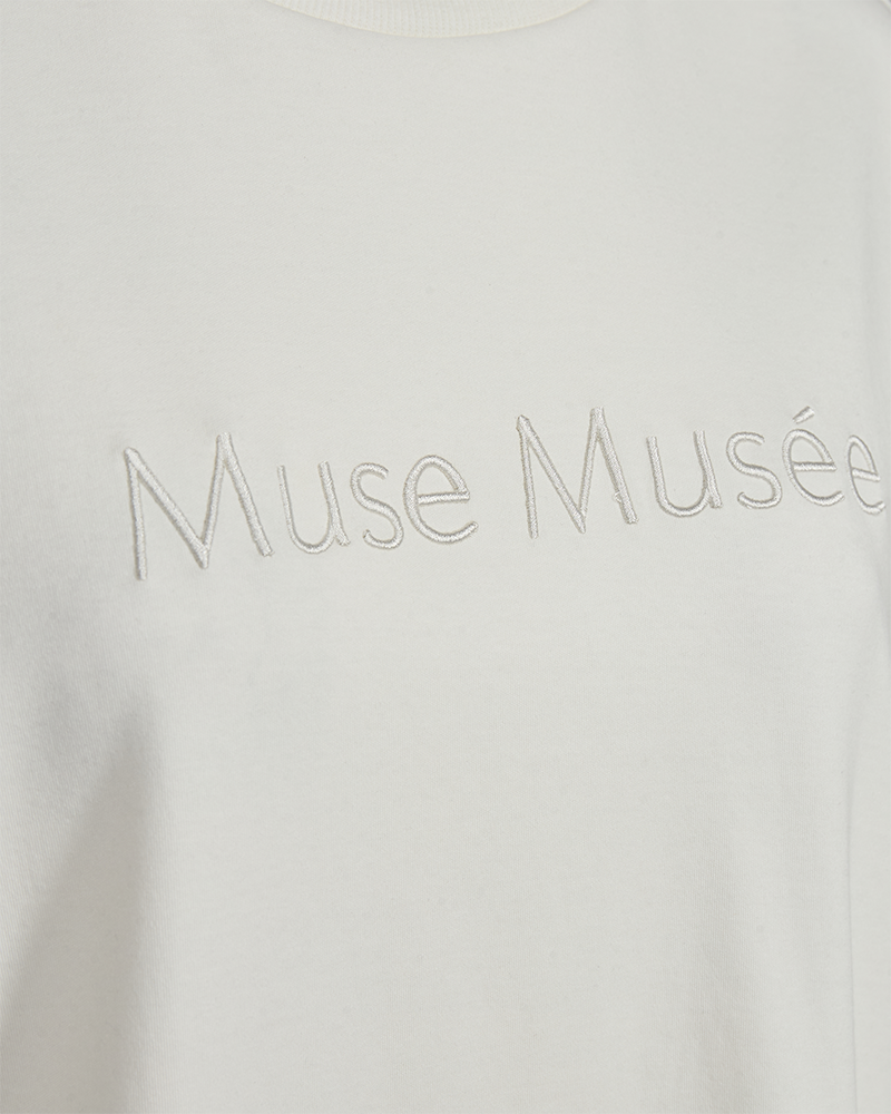 CMMUSE - TEE IN WEISS,WOLLWEISS