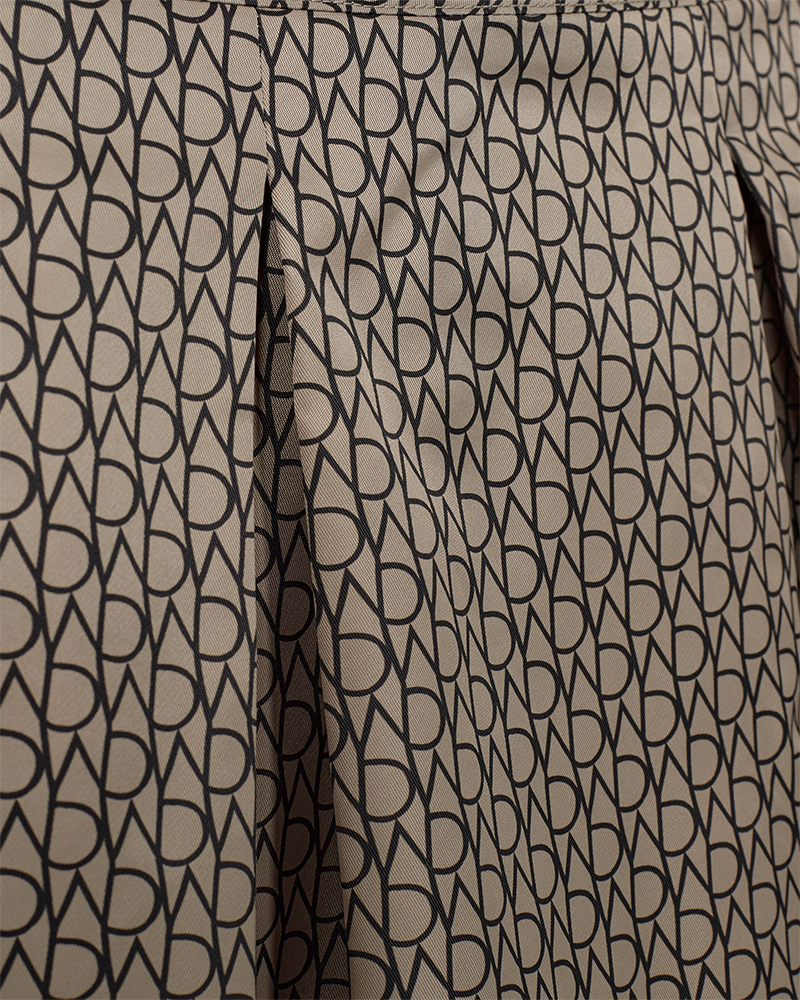 CMSIMI - ROCK MIT PRINT IN BEIGE